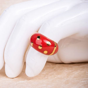 AURELIE BIDERMANN ORANGE RING | WOMENS